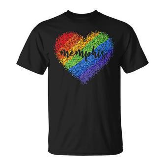 Gay Pride Memphis Lgbtq Lesbian Gay Bi Trans Unisex T-Shirt | Mazezy