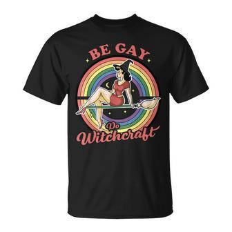 Be Gay Do Witchcraft Gay Lesbian Pagan Pride Witch Halloween T-shirt - Thegiftio UK