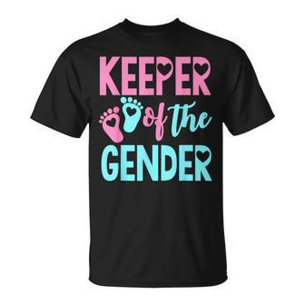 Gender Reveal Keeper Of The Gender T Gender Reveal T-Shirt | Mazezy