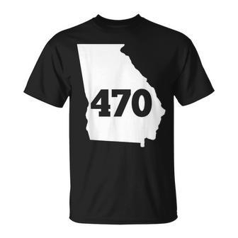 Georgia 470 Area Code T-Shirt | Mazezy