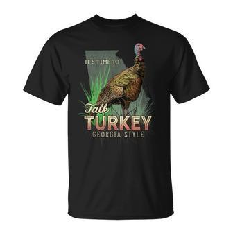 Georgia Turkey Hunting Time To Talk Turkey T-Shirt | Mazezy CA
