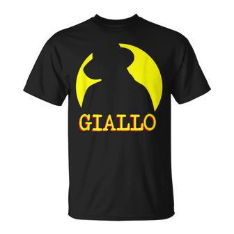 Giallo Italian Horror Movies 70S Retro Italian Horror T-Shirt | Mazezy