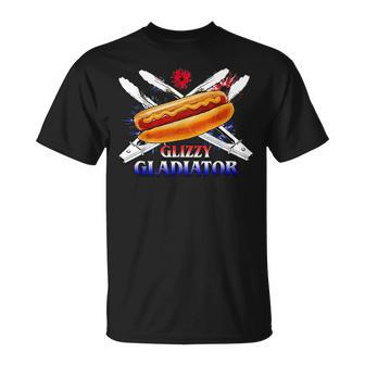 Glizzy Gladiator Funny For Men Women Unisex T-Shirt | Mazezy