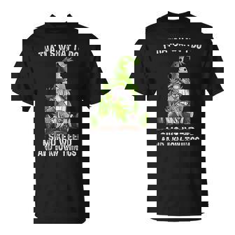 Gnome Thats What I Do I Smoke Weed And I Know Things 2023 Unisex T-Shirt | Mazezy