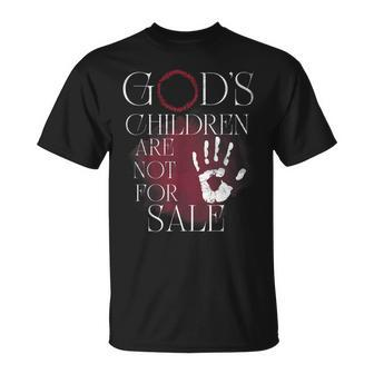 Gods Children Are Not For Sale For Children Family Unisex T-Shirt | Mazezy