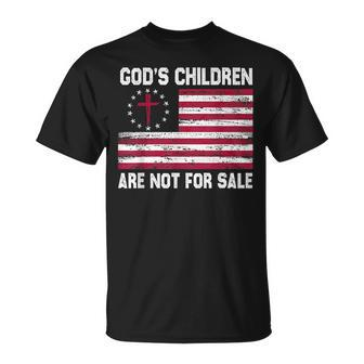 Gods Children Are Not For Sale Funny Quote Gods Children Unisex T-Shirt | Mazezy