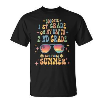 Goodbye 1St Grade Graduation To 2Nd Grade Hello Summer 2023 Unisex T-Shirt | Mazezy
