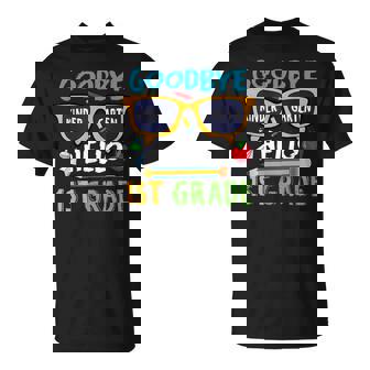 Goodbye Kindergarten Hello 1St Grade Girls 2023 Grad Unisex T-Shirt | Mazezy
