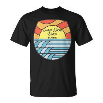 Goose Rocks Beach Maine Me Sunset Sunrise Souvenir Unisex T-Shirt | Mazezy