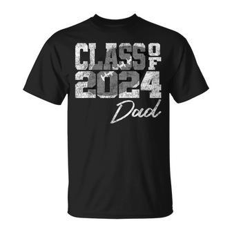 Graduating Senior Graduate Class Of 2024 Football Dad T-Shirt - Monsterry DE