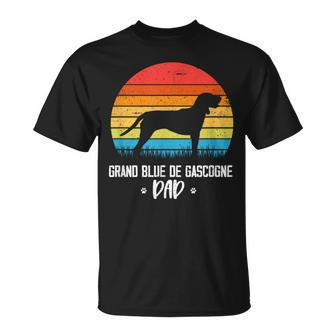 Grand Bleu De Gascogne Dad Daddy Papa Fur Parent T-Shirt | Mazezy