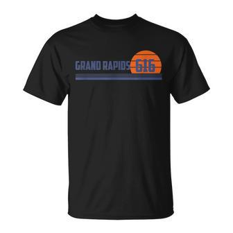 Grand Rapids Michigan Area Code 616 Graphic T-Shirt | Mazezy
