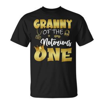 Granny Of The Notorious One Hip Hop Themed 1St Birthday Boy Unisex T-Shirt - Seseable