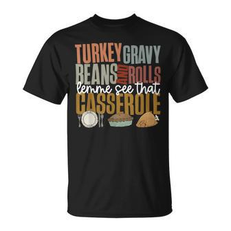 Gravy Beans And Rolls Let Me Cute Turkey Thanksgiving T-Shirt - Monsterry AU