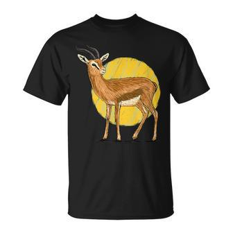 Great Gazelle Thomson Gazelle Savannah Desert African T-Shirt | Mazezy CA