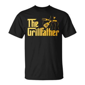 The Grillfather Bbq Grill & Smoker Barbecue Chef T-Shirt - Thegiftio UK