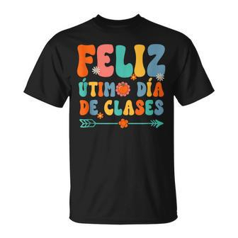 Groovy Last Day Of School Summer Spanish Teacher Student T-shirt - Thegiftio UK