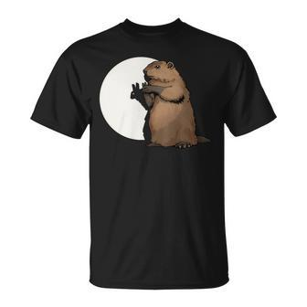 Groundhog Day Shadow Puppet T-Shirt | Mazezy