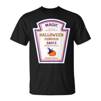 Group Condiments Diy Halloween Costume Pumpkin Sauce T-Shirt - Seseable