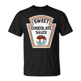 Group Condiments Halloween Costume Sweet Chocolate Sauce T-Shirt - Monsterry