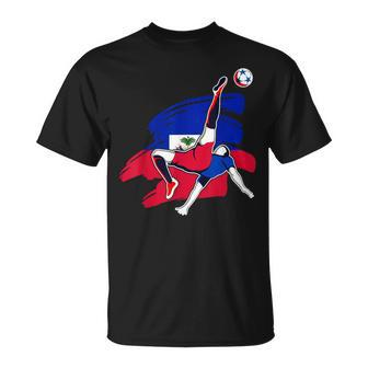 Haiti Soccer Fans Jersey Pride Proud Haitian Football Lovers T-Shirt | Mazezy