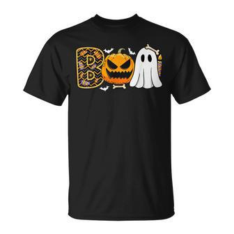 Halloween Costume Boo Spiders Ghosts Pumpkin & Witch T-Shirt | Mazezy