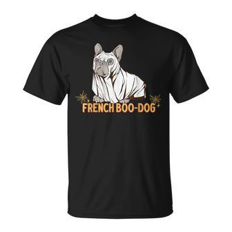 Halloween French Bulldog Dog Frenchie Spooky Ghost T-Shirt - Monsterry UK