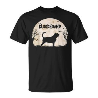 Halloween Horror Bloodhound Halloween T-Shirt | Mazezy