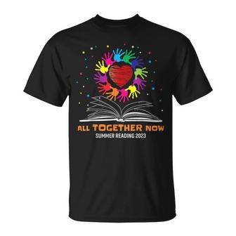 Handprints And Hearts All Together Now Summer Reading 2023 Unisex T-Shirt | Mazezy