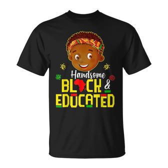 Handsome Black Educated Black African Boys Junenth Kids Unisex T-Shirt | Mazezy