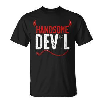 Handsome Devil Halloween Costume Party Spooky October Unisex T-Shirt | Mazezy