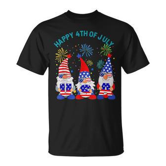 Happy 4Th Of July Gnome American Us Flag 4Th Of July Unisex T-Shirt