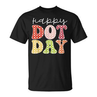 Happy Dot Day 2023 Colorful Pastel International Dot Day T-Shirt | Mazezy