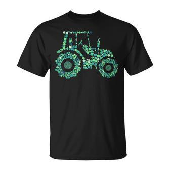 Happy Dot Day Cute Dot Tractor T-Shirt - Seseable