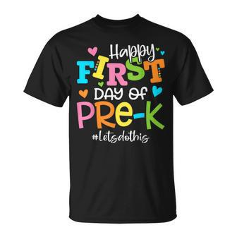 Happy First Day Of Pre-K Let's Do This Back To School T-Shirt - Monsterry