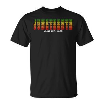 Happy Junenth Is My Independence Day Free Ish Black Men Unisex T-Shirt | Mazezy