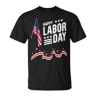 Happy Labor Day Graphic For American Workers T-Shirt - Seseable