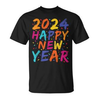 Happy New Year 2024 Family Matching Celebration Party T-Shirt - Thegiftio UK