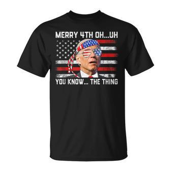 Happy Uh You Know The Thing Joe Biden 4Th Of July T-shirt - Thegiftio UK