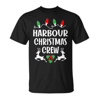 Harbour Name Gift Christmas Crew Harbour Unisex T-Shirt - Seseable