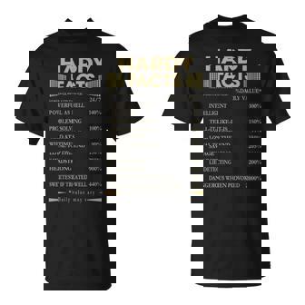 Hardy Name Gift Hardy Facts V3 Unisex T-Shirt - Seseable