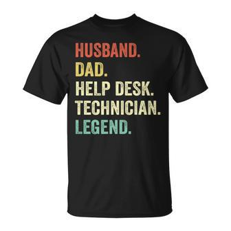 Help Desk Technician It Helpdesk Engineer Geek Nerd T-Shirt | Mazezy