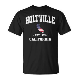 Holtville California Ca Vintage State Athletic Sports T-Shirt | Mazezy