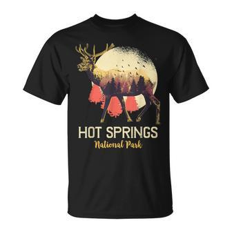 Hot Springs National Park T Vintage Deer T-Shirt | Mazezy