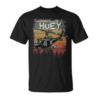 Huey Army Helicopter Military Armed Forces Helicopter Unisex T-Shirt | Mazezy