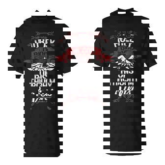 Hurley Blood Runs Through My Veins Last Name Family T-Shirt - Seseable