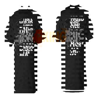 Husband Father King Blessed Man Afro Unisex T-Shirt | Mazezy