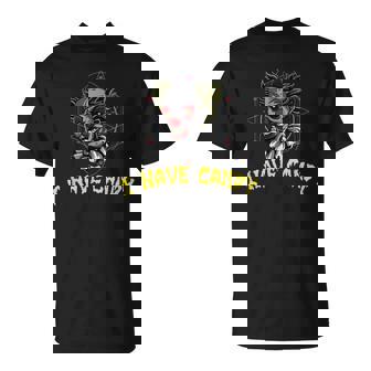I Have Candy Vintage Retro Scary Clown Halloween Costume Halloween Funny Gifts Unisex T-Shirt | Mazezy
