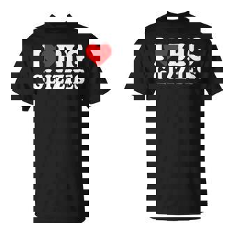 I Love Big Glizzies I Heart Hot Dog Lover Glizzy Gobbler Unisex T-Shirt | Mazezy