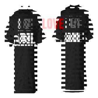 I Love Gabriel Personalised Name Unisex T-Shirt | Mazezy